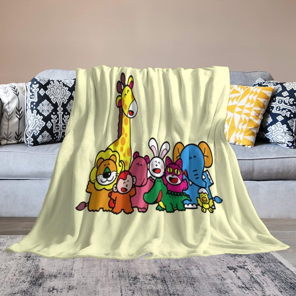 Amazon｜たべっ子どうぶつLAND毛布 ブランケット 大判 ひざ掛け 毛布